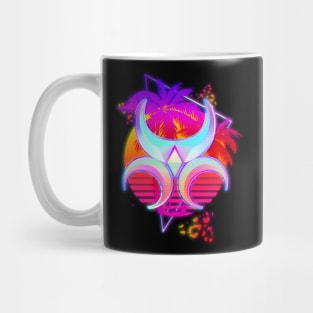 Synthwave Khajiit Emblem Mug